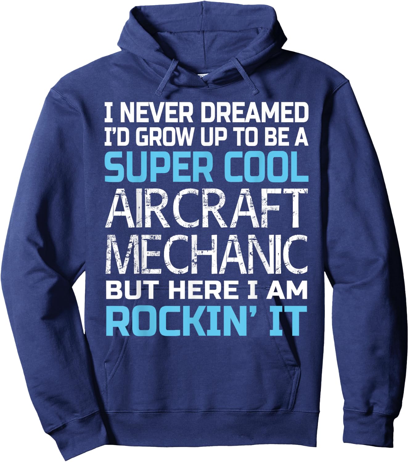 Aircraft Mechanic Funny Gift Aircraft Mechanic Hoodie - Hoodie | Navy