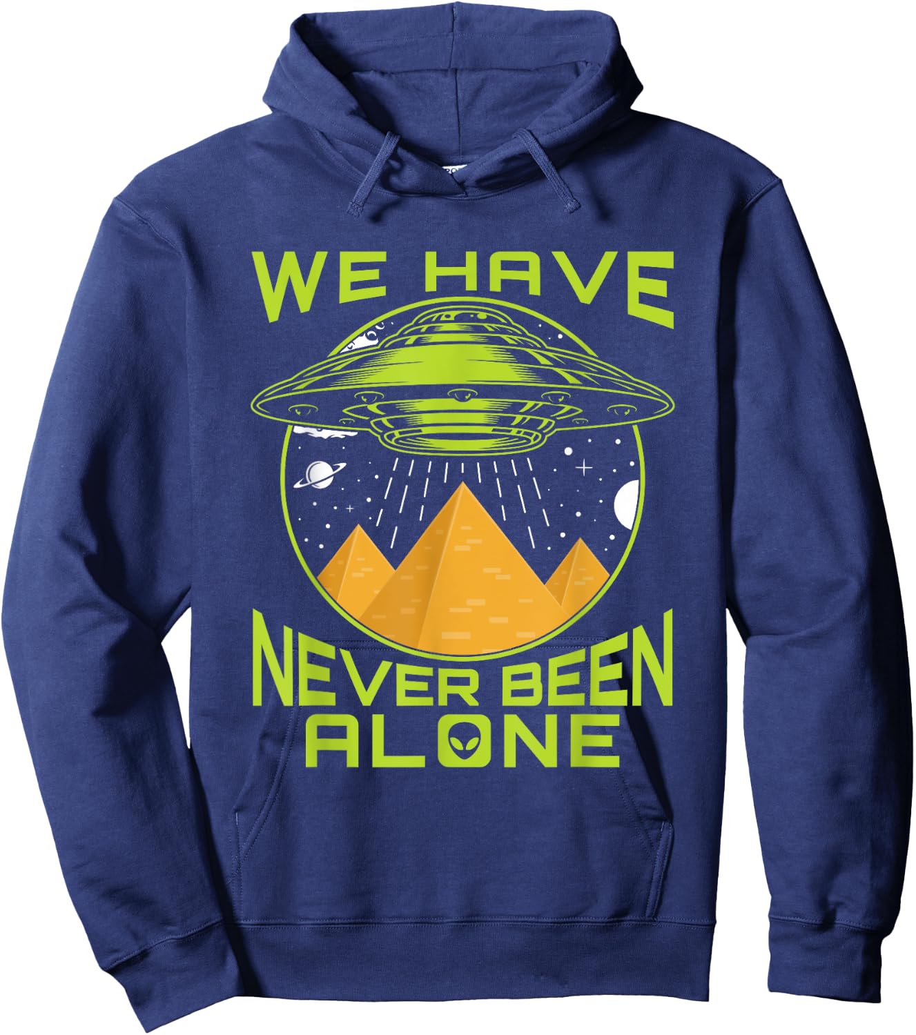 We Have Never Been Alone - Ancient Aliens Egypt Hoodie - Hoodie | Navy