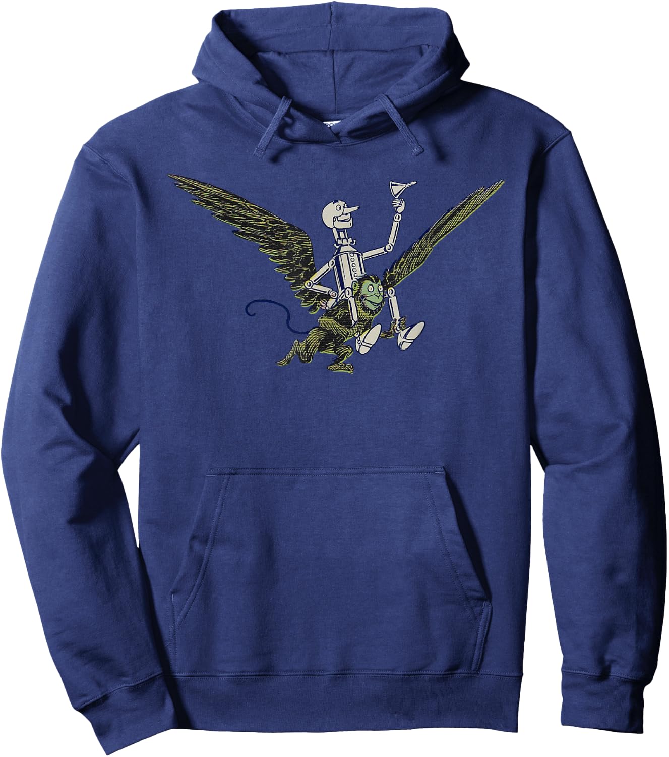The Wizard Of Oz - Flying Monkey Tin Man Shirt Hoodie - Hoodie | Navy
