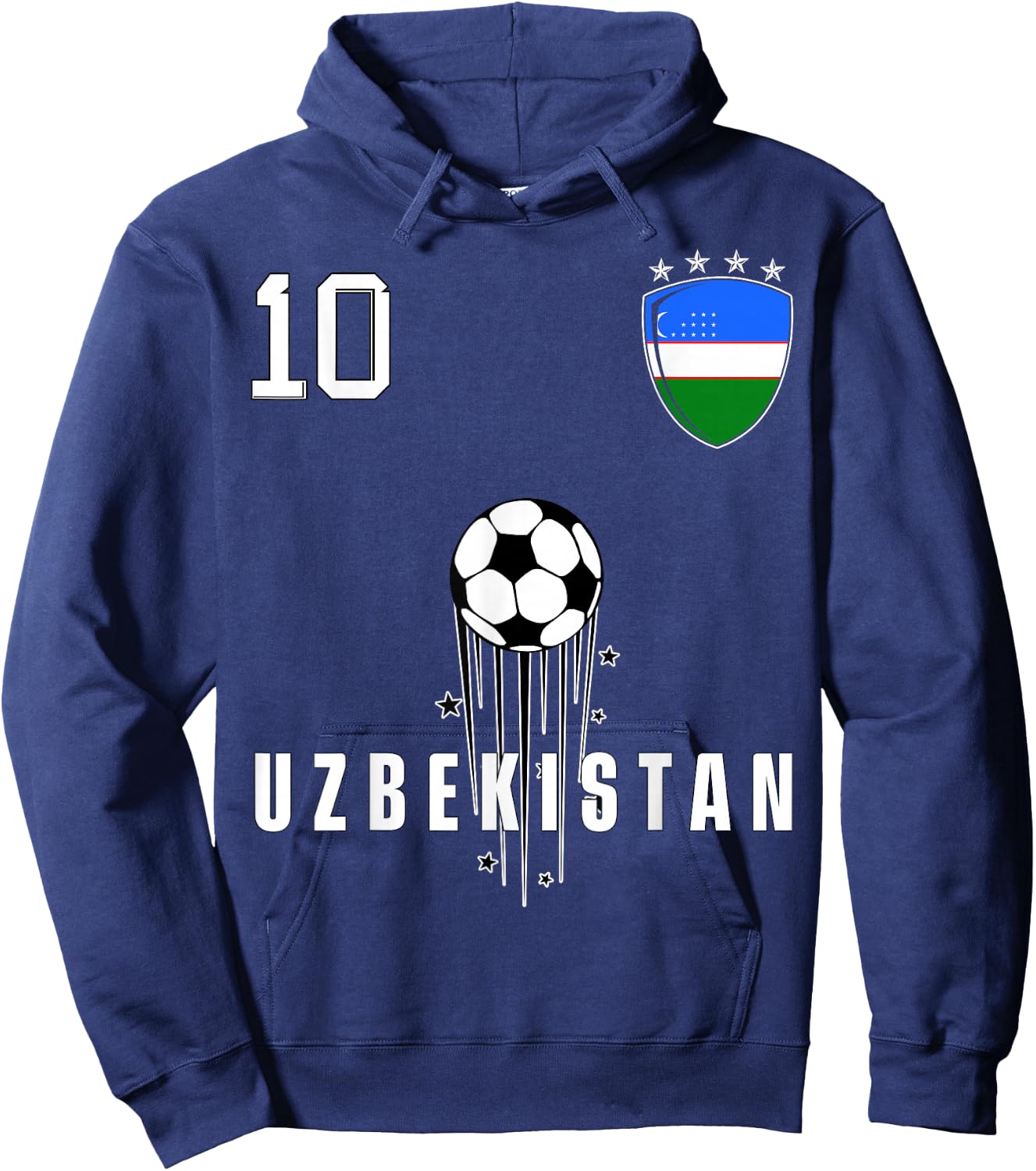 Uzbekistan Flag Uzbekistani Pride Lovers Hoodie - Hoodie | Navy