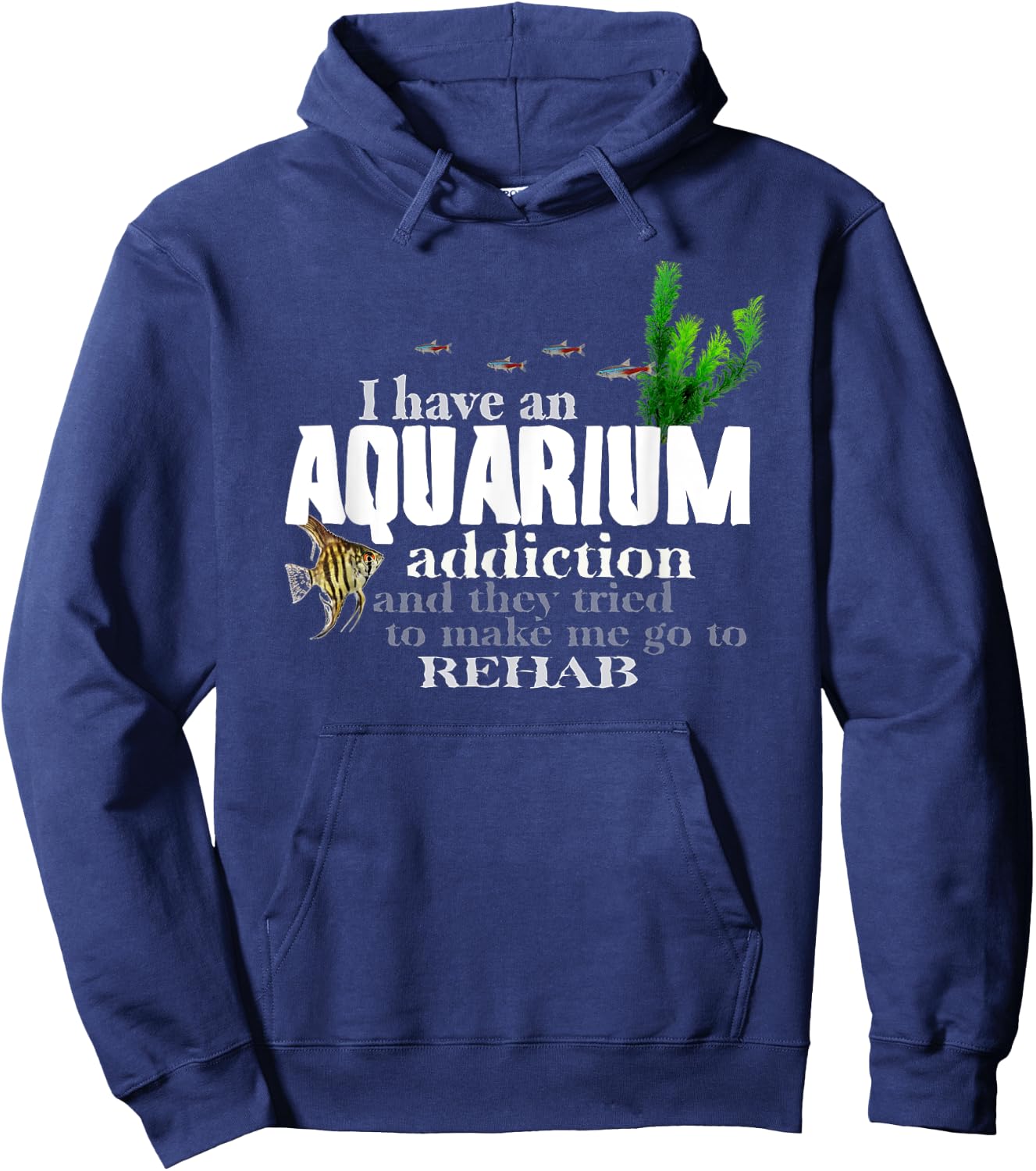 Original Aquarium for real fish tank hobby addicts Hoodie - Hoodie | Navy
