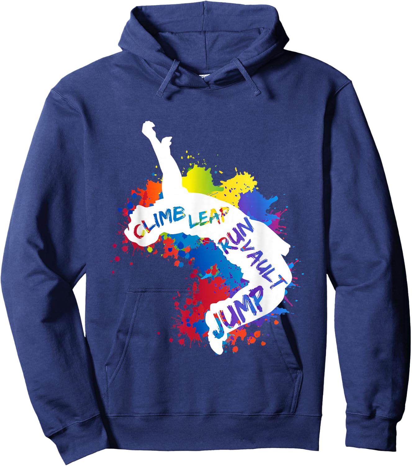 Parkour City Ninja Free Running Jump Leap Vault Athlete Gift Hoodie - Hoodie | Navy