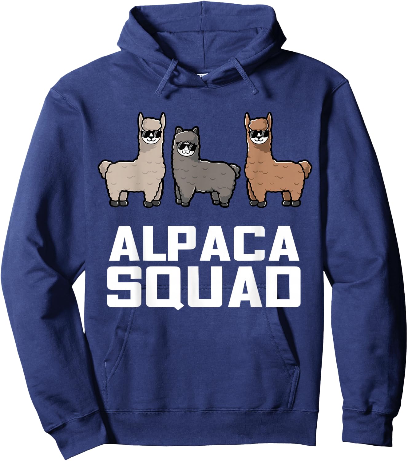 Funny Alpaca for Alpaca Squad Lovers Hoodie - Hoodie | Navy