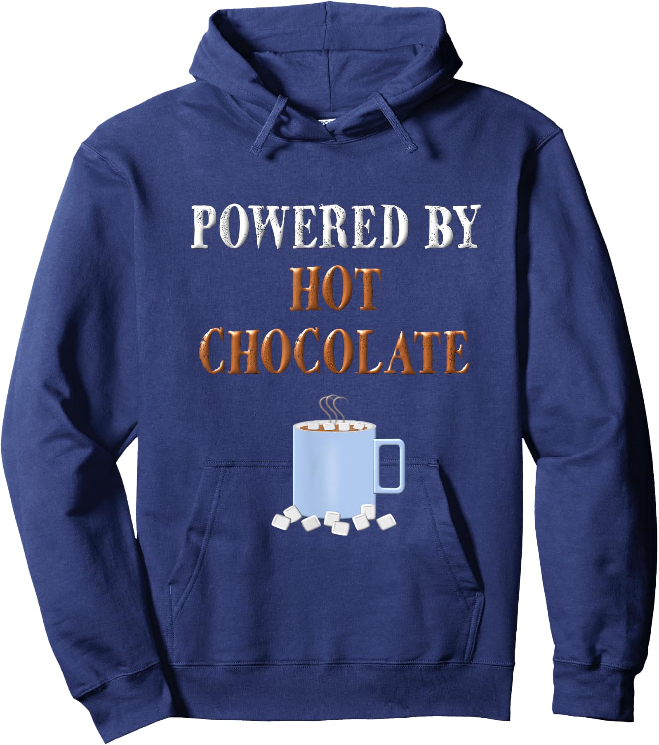 Hot Chocolate Cocoa T Shirt Funny Hot Chocolate Lover Gift Hoodie - Hoodie | Navy