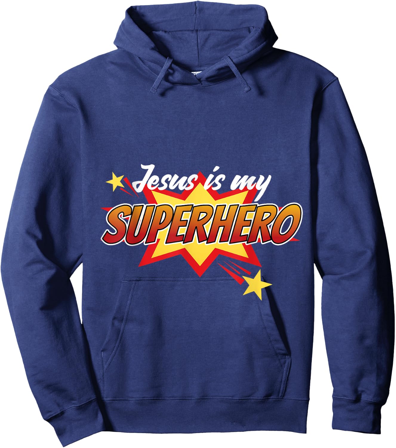 Jesus is my Superhero Christian VBS Hoodie - Hoodie | Navy