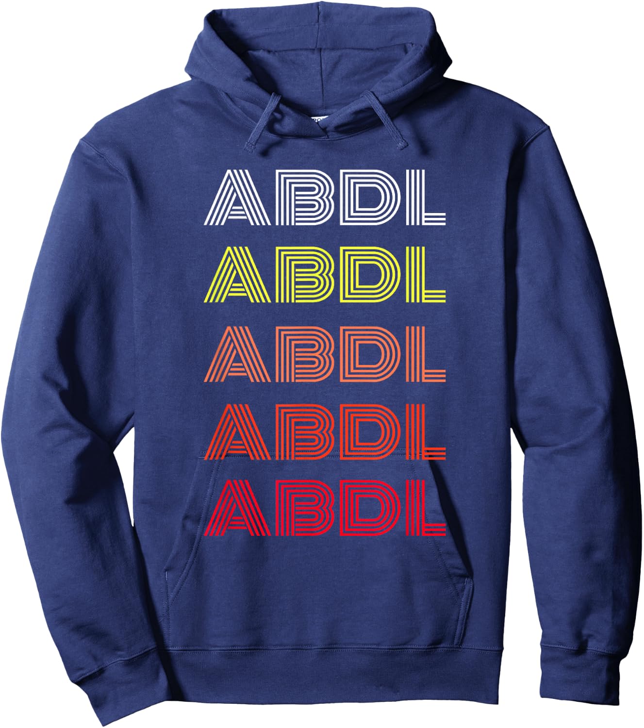 ABDL Age Play Submissive Roleplay Adult Baby Age Regression Hoodie - Hoodie | Navy