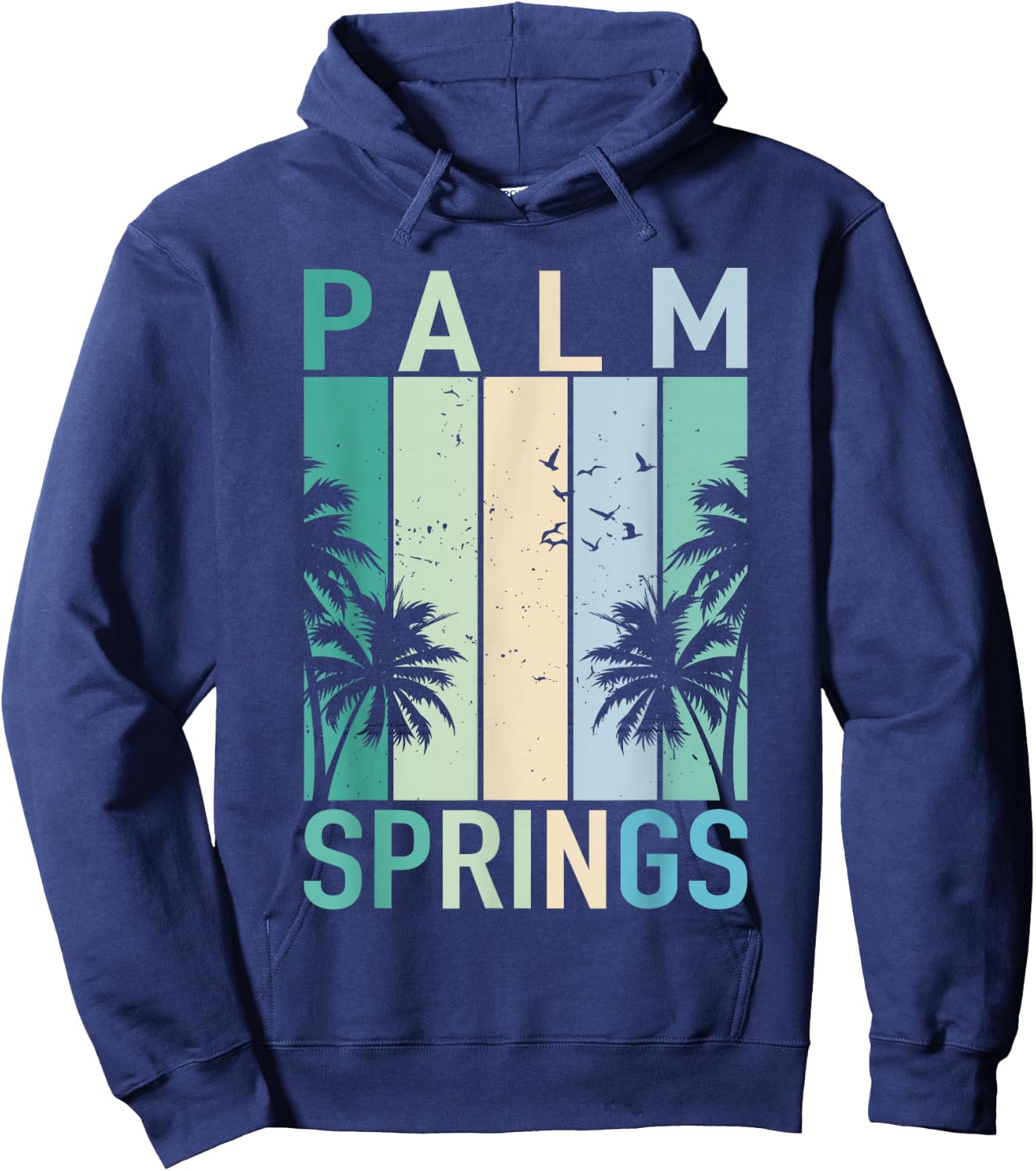 Vintage Palm Springs California Ca Vacation Souvenir Gifts Hoodie - Hoodie | Navy