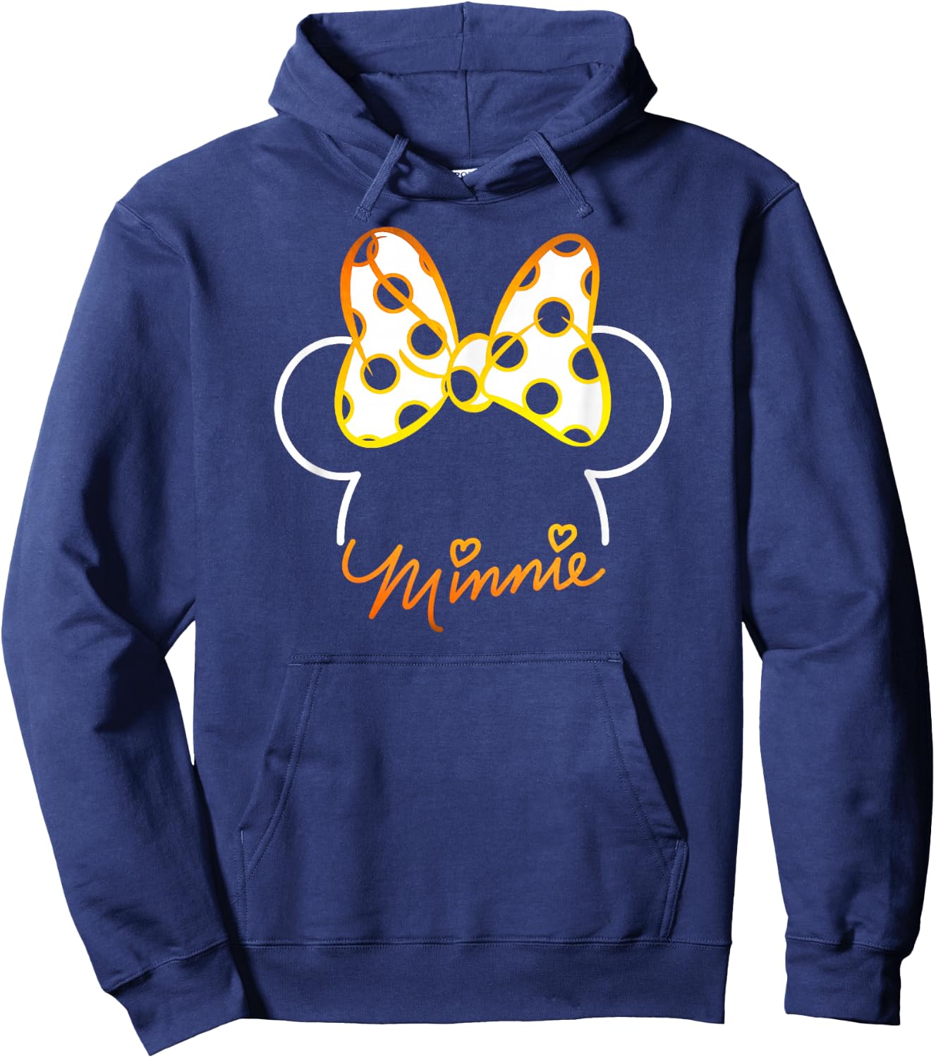 Minnie Mouse - Gradient Polka Dot Bow Hoodie - Hoodie | Navy