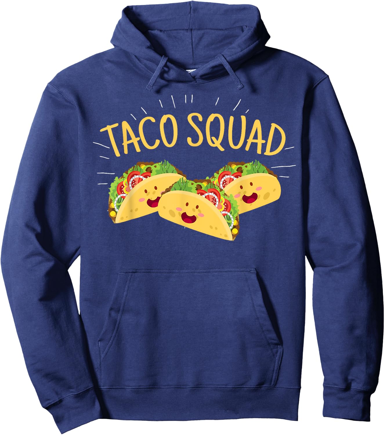 Funny Taco Squad Cute Mexican Food Lover Gift Hoodie - Hoodie | Navy