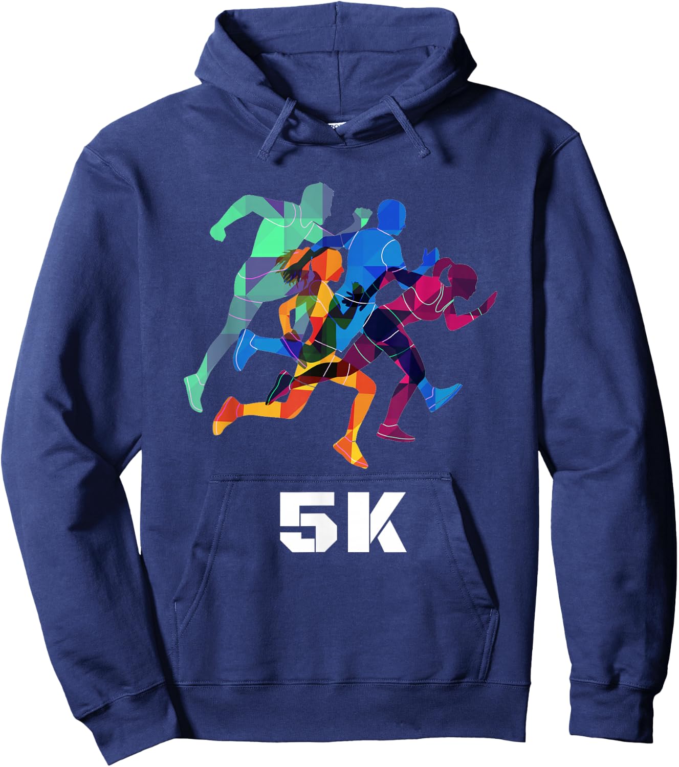 5K Run Fun Gift T Shirt for Cool Family Wear, Darks Hoodie - Hoodie | Navy