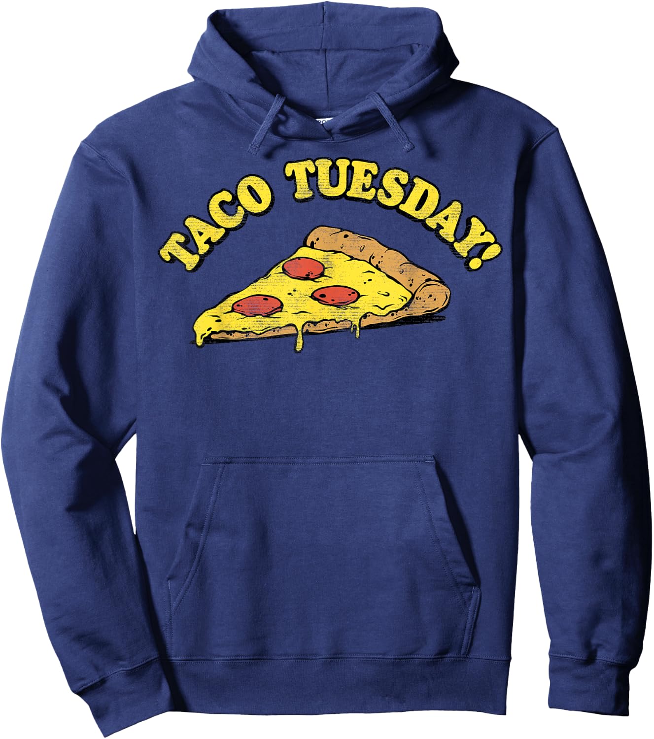Taco Tuesday Pizza Hoodie - Hoodie | Navy