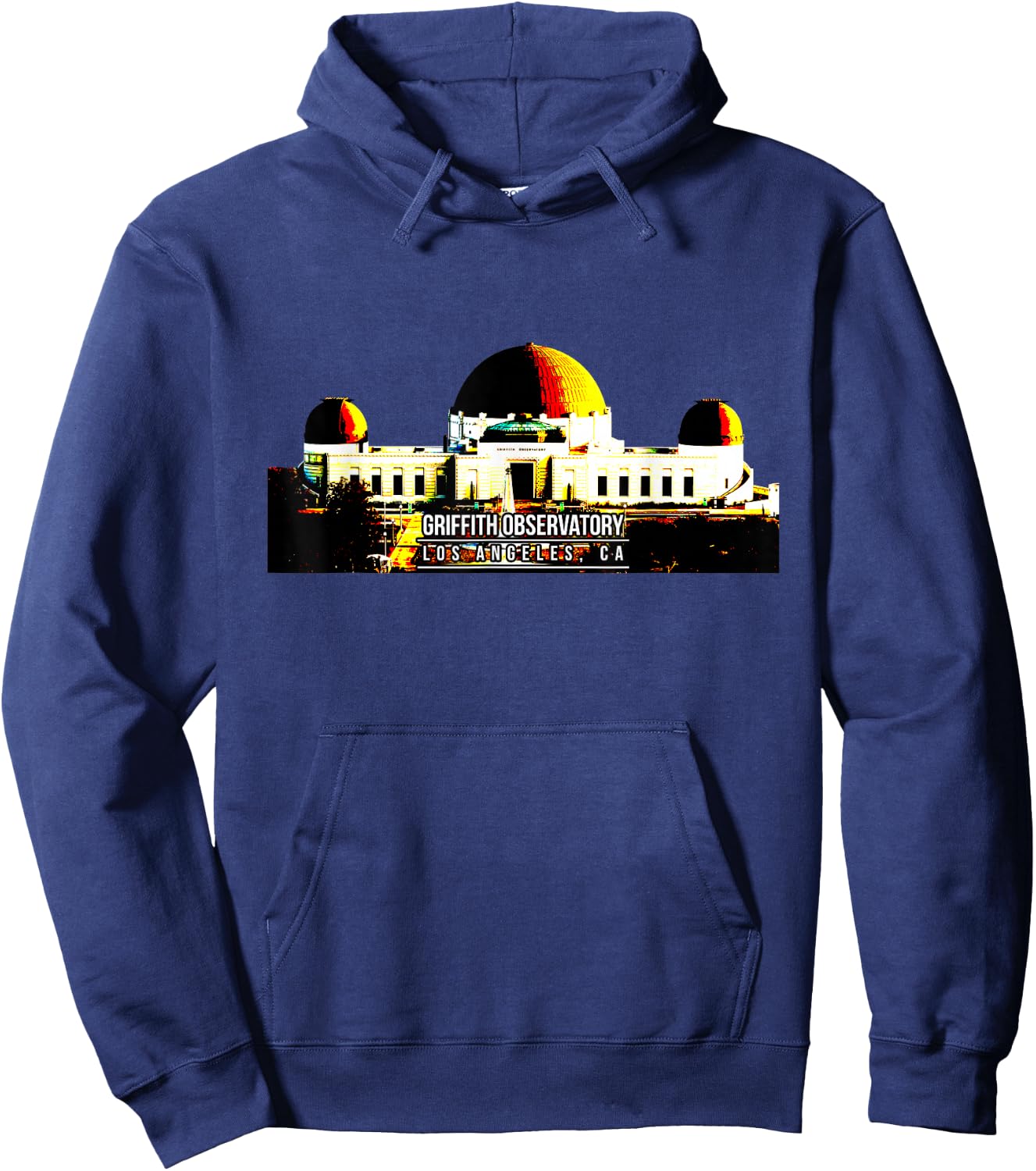 Griffith Observatory Los Angeles CA Hoodie - Hoodie | Navy