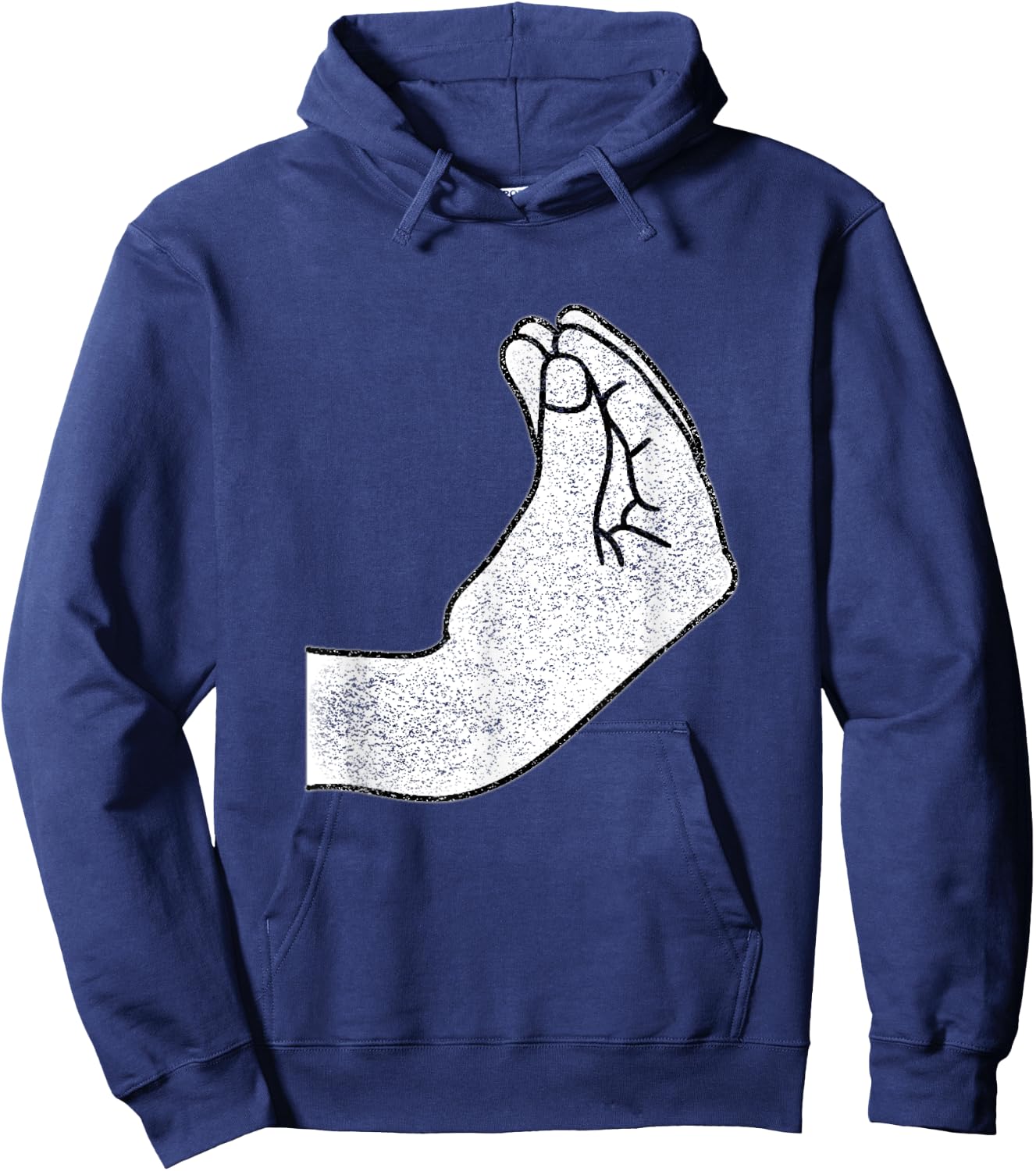 Italian Gesture Funny Italian "Seriously?" Hand Gesture Hoodie - Hoodie | Navy