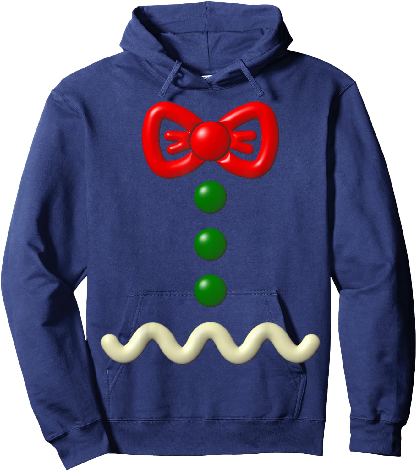 Funny Gingerbread Man Costume Halloween Gift Hoodie - Hoodie | Navy