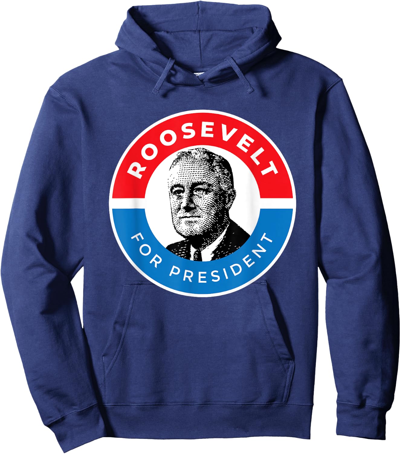 American History Gifts President Franklin Delano Roosevelt FDR Hoodie - Hoodie | Navy