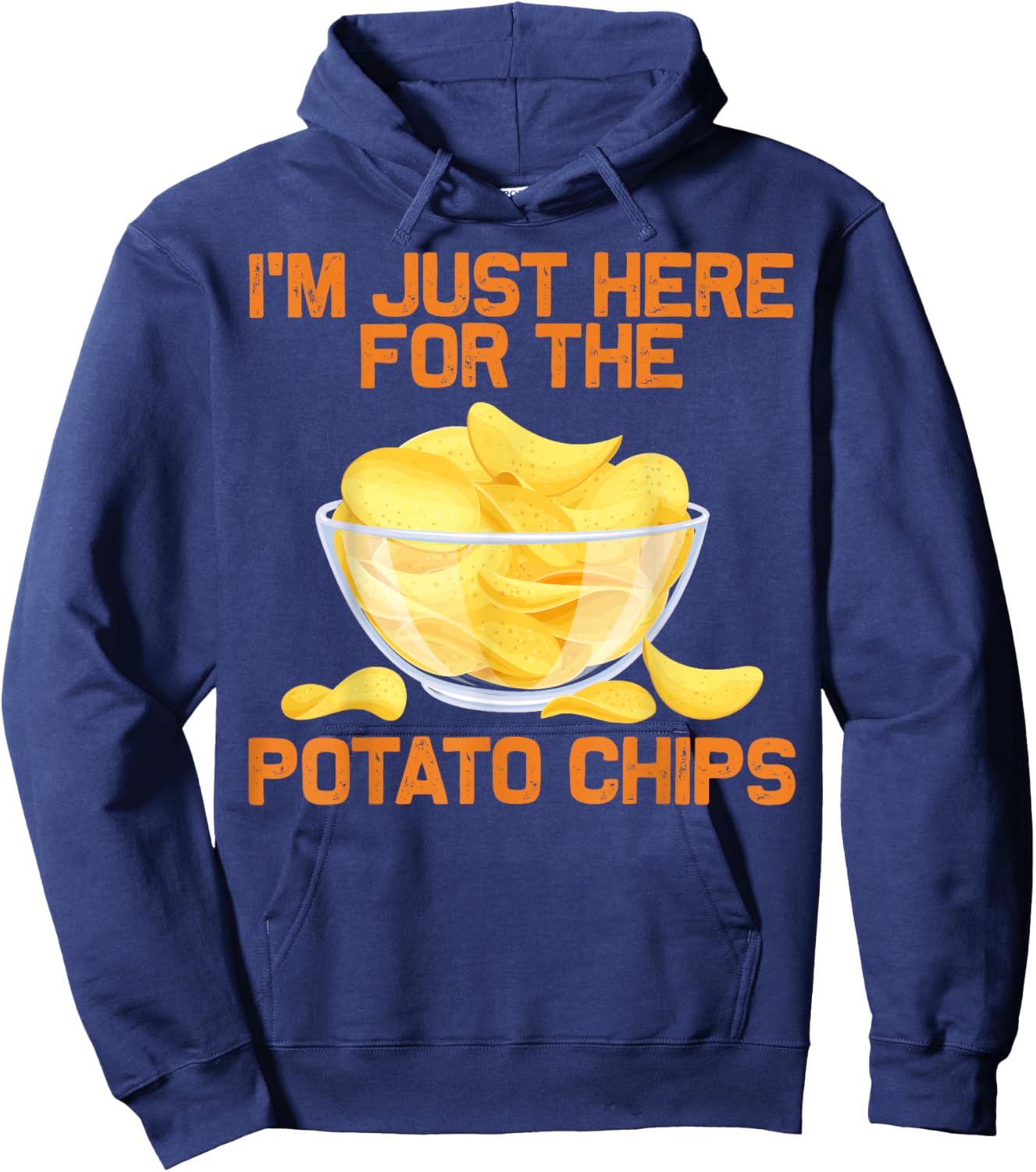 Cool Potato Chips Art Women Kids Potato Chips Lover Hoodie - Hoodie | Navy