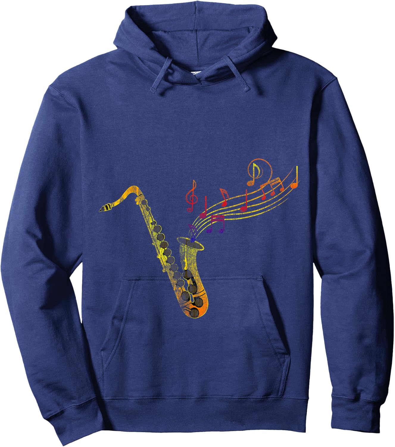 Jazz Musician Saxophonist Gifts Saxophone Hoodie - Hoodie | Navy