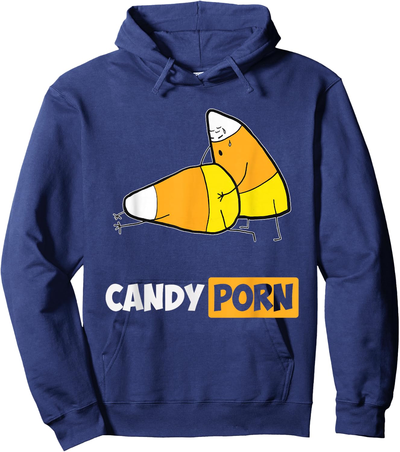 Candy Porn Funny Halloween Men Gift Hoodie - Hoodie | Navy