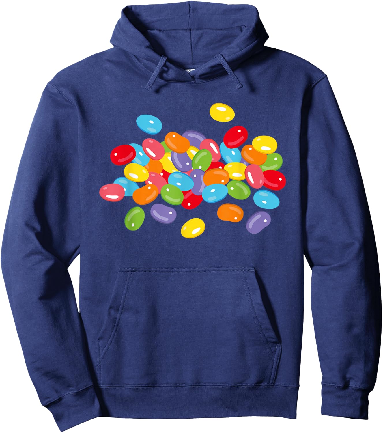 Cute Jelly Beans Candy Lover Easter Foodie Gift Shirt Hoodie - Hoodie | Navy