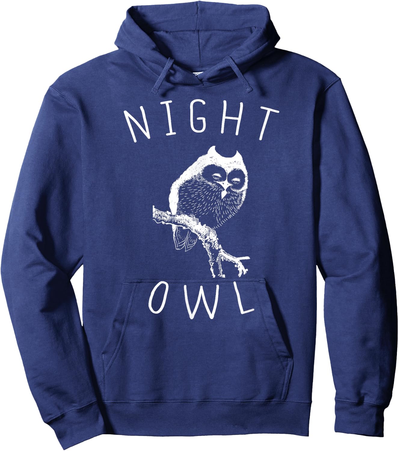 Night Time Gift, Night Owl Hoodie - Hoodie | Navy