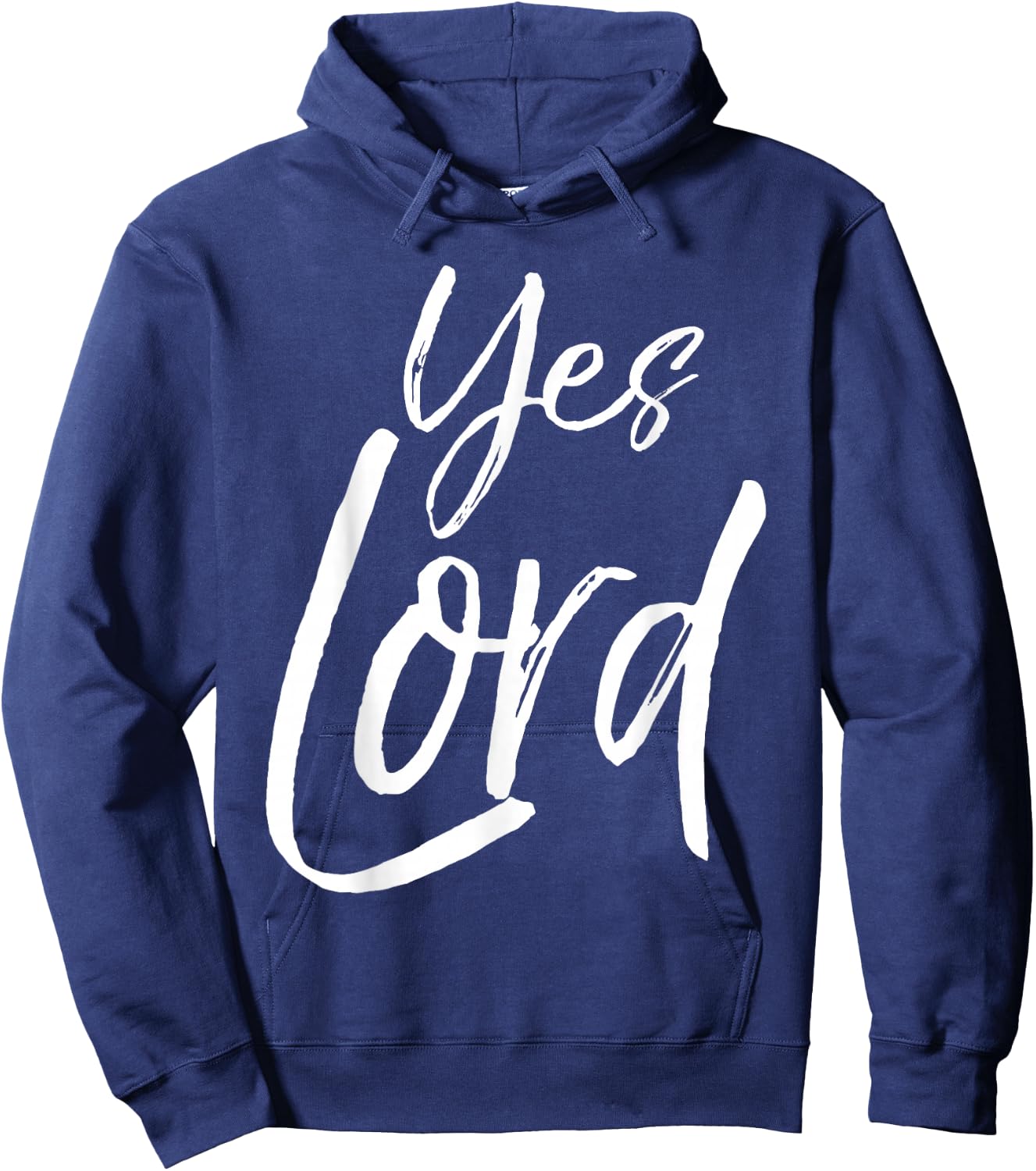 Cute Christian Praise & Worship Gift Amen Yes Lord Hoodie - Hoodie | Navy