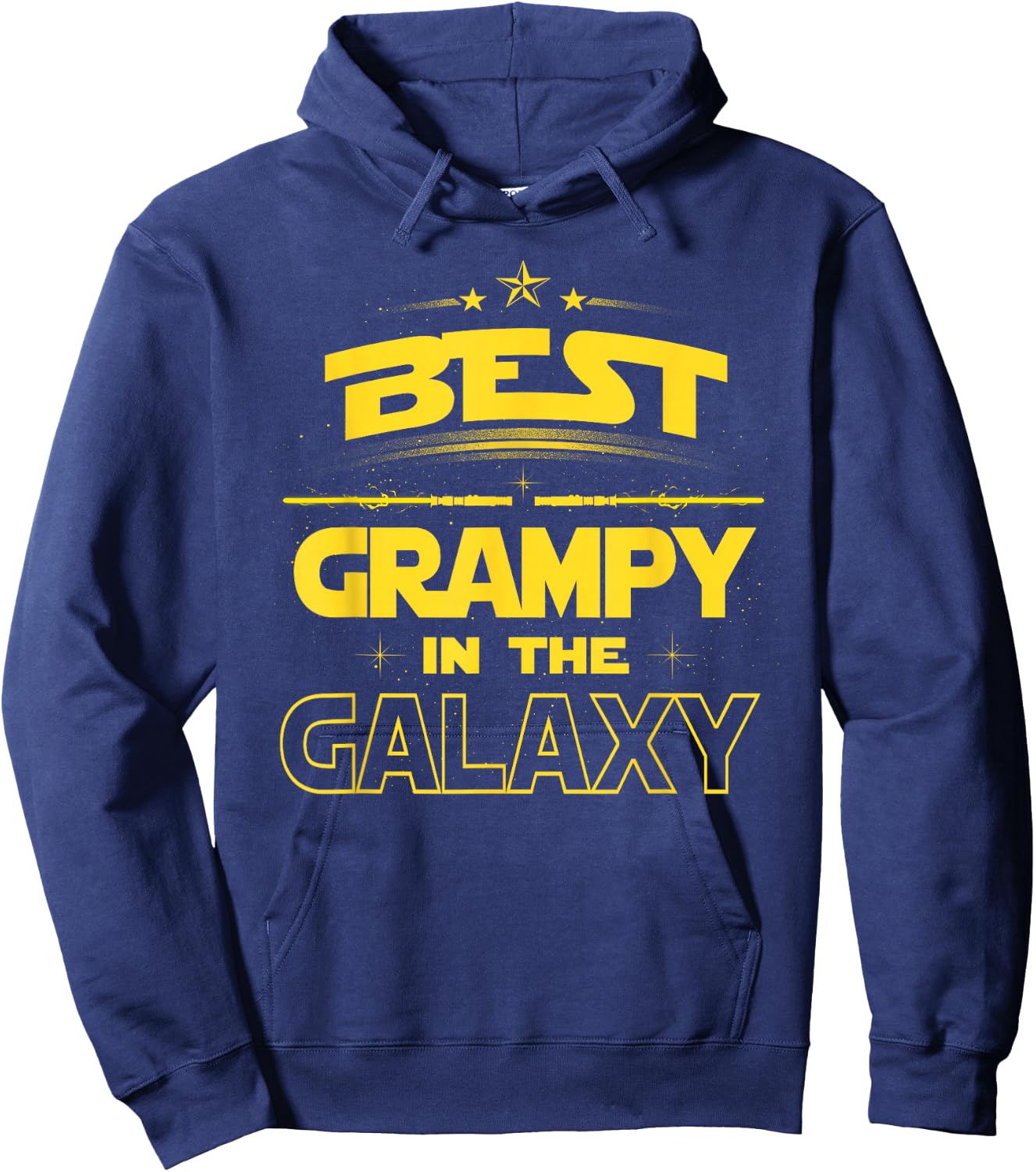 Best Grampy in the Galaxy Shirt Fathers Day Gift, Grampy Hoodie - Hoodie | Navy