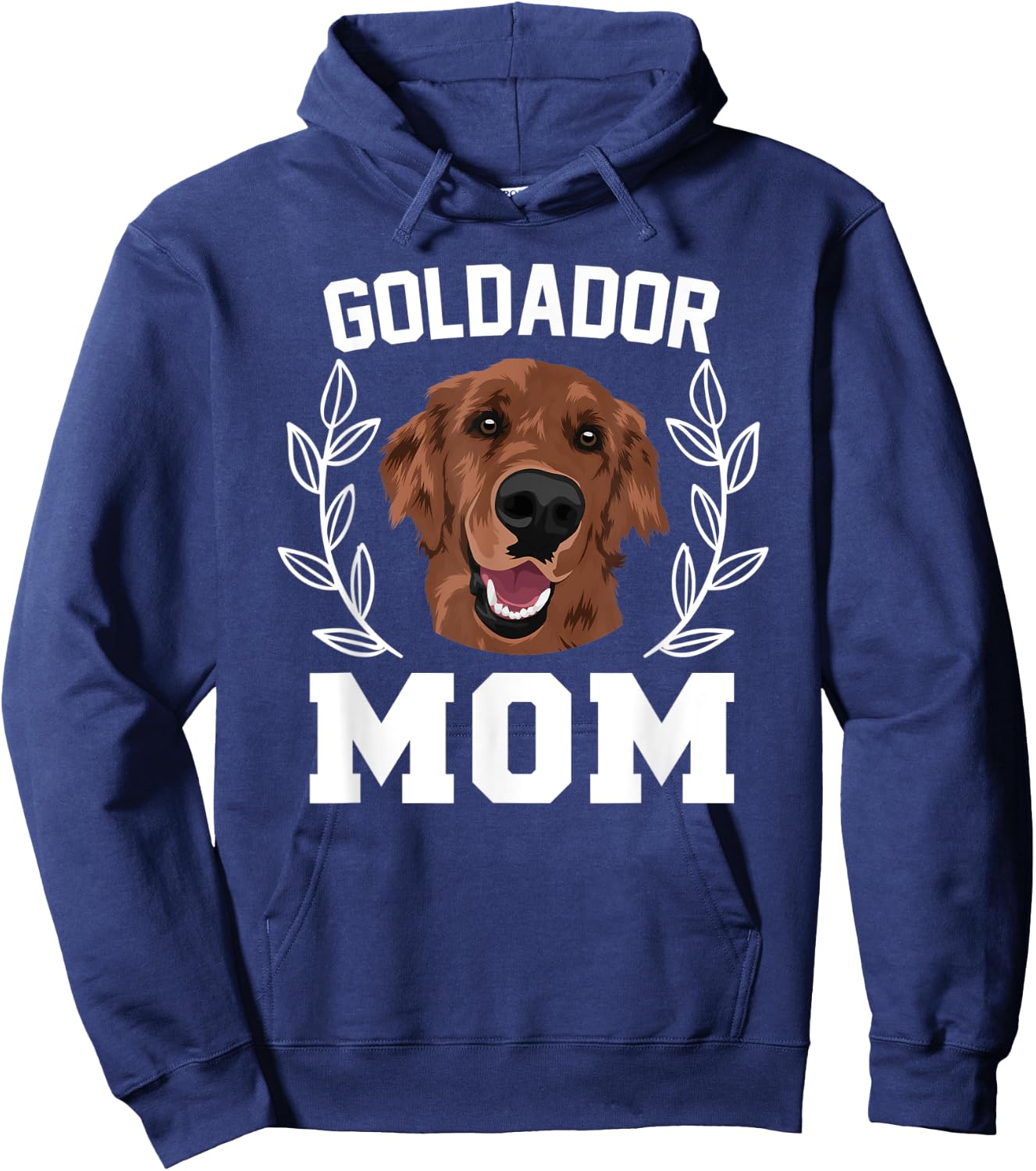 Goldador Mom T Shirt Funny Cross Breed Dog Owner Gift Hoodie - Hoodie | Navy