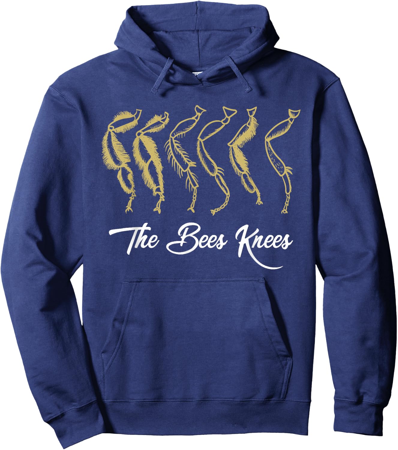 The Bee's Knees Funny 1920s Gift Apiary Apiarist Bee Keeper Hoodie - Hoodie | Navy