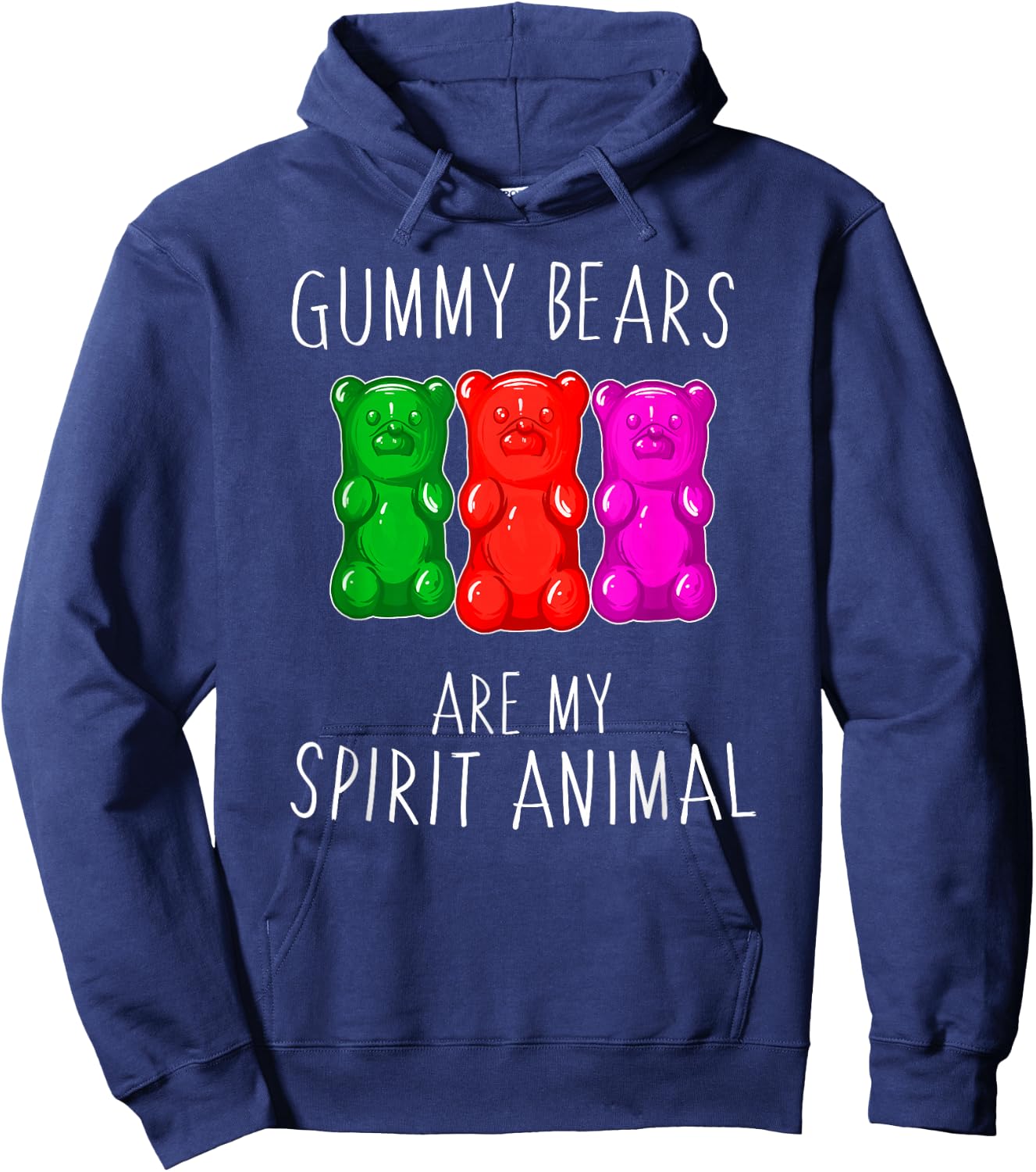 Gummy Bears Are My Spirit Animal Shirt Hoodie - Hoodie | Navy