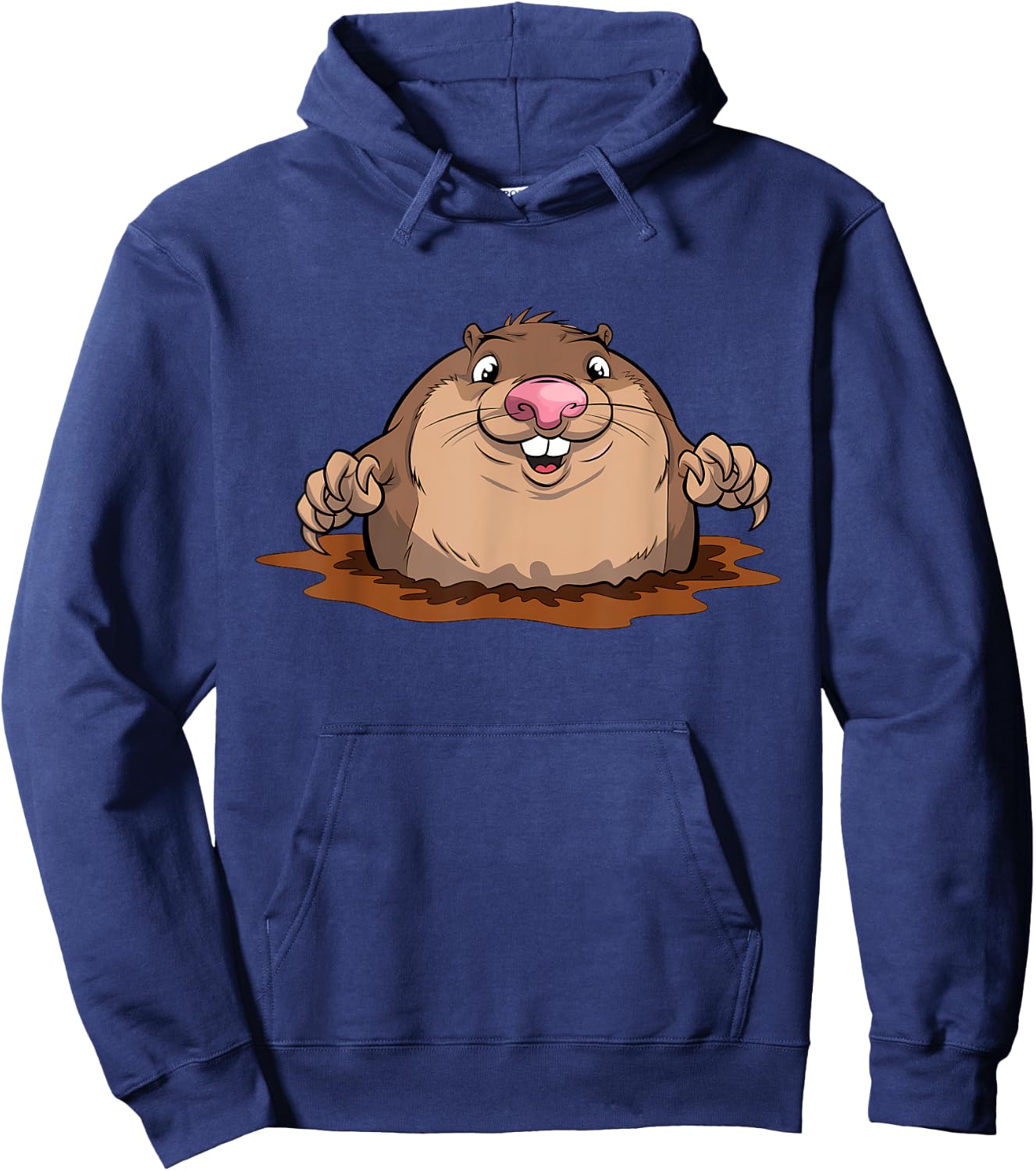 Little cute mole Mole Day Mole Hunter Hoodie - Hoodie | Navy