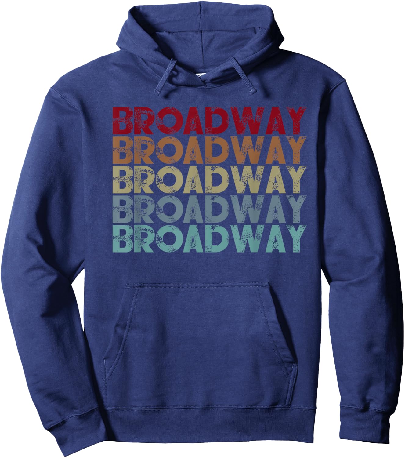 Broadway Music Quote Design - Theatre Music Lover Gift Hoodie - Hoodie | Navy
