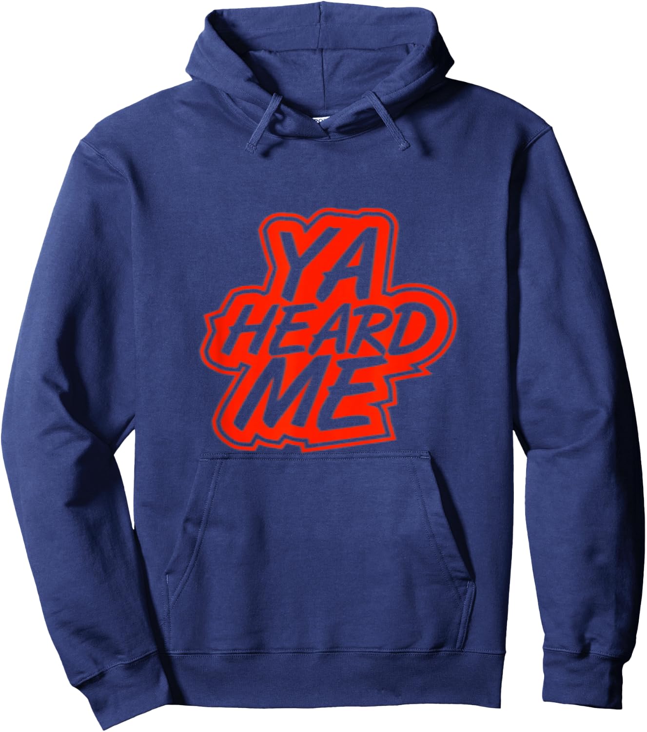with German Text "Du hast mich Hoodie - Hoodie | Navy