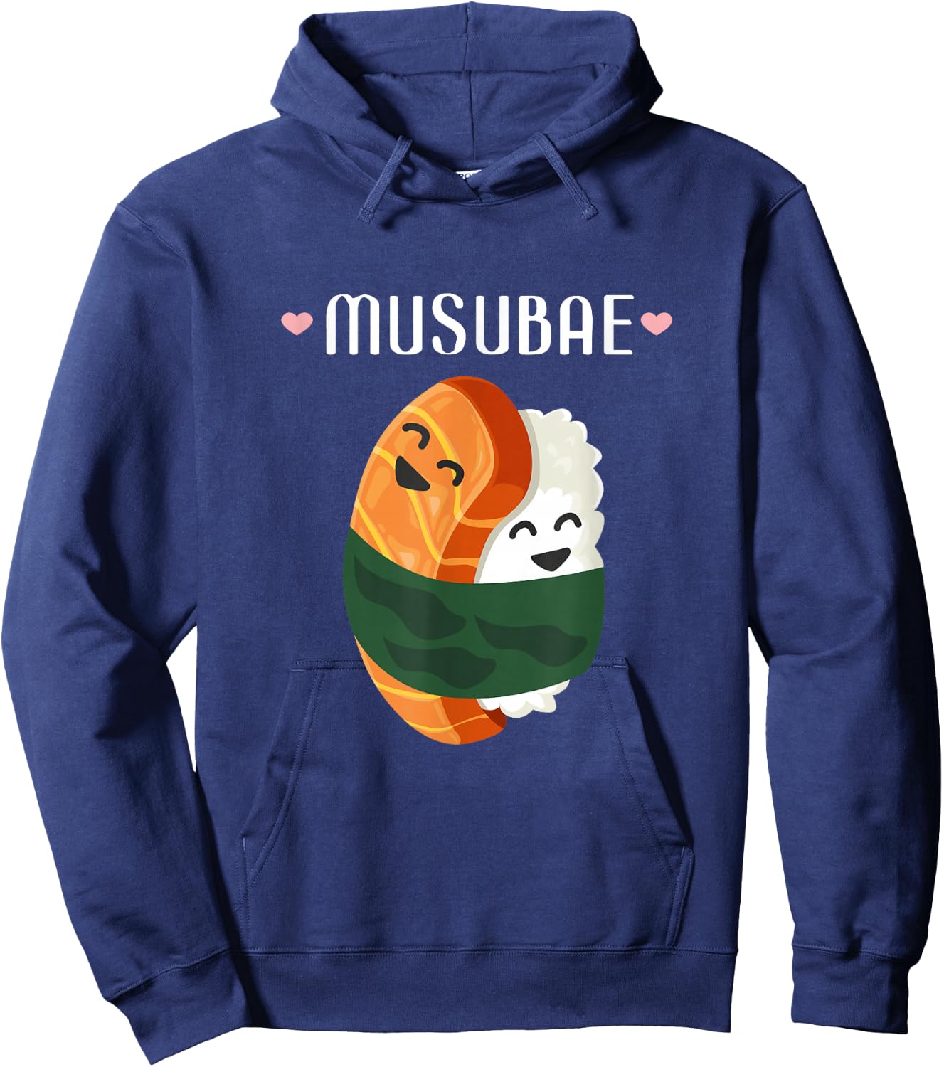 Musubi Hawaiian Food Pun Musubae Humor Japan Hoodie - Hoodie | Navy