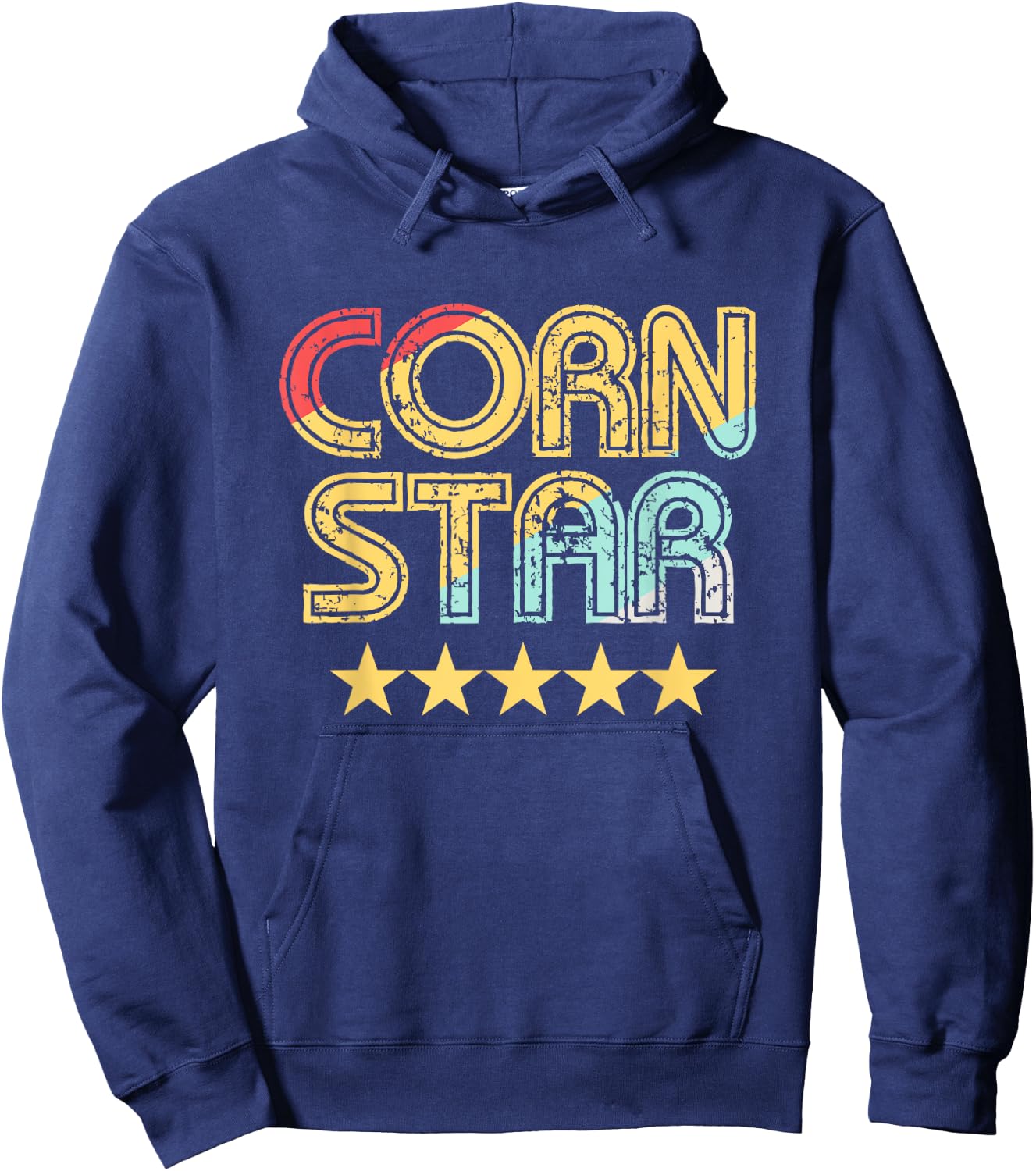 Corn Star Shirt | Team Cornhole Hoodie - Hoodie | Navy