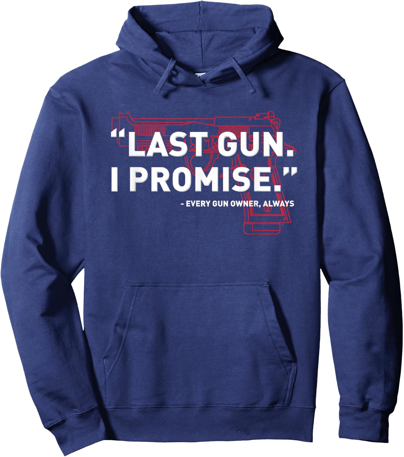 Gun Men Funny Gun Shirt Gun Enthusiast Hoodie - Hoodie | Navy