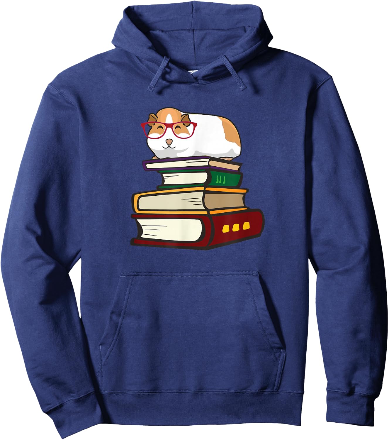 Cute Reading Books Merch Girls & Boys Guinea Pig Lover Hoodie - Hoodie | Navy