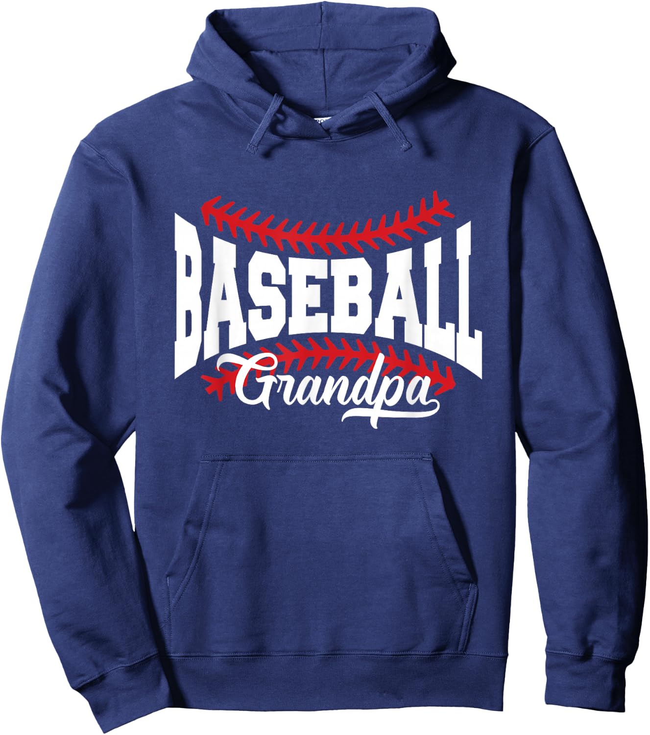 Baseball Grandpa Hoodie - Hoodie | Navy