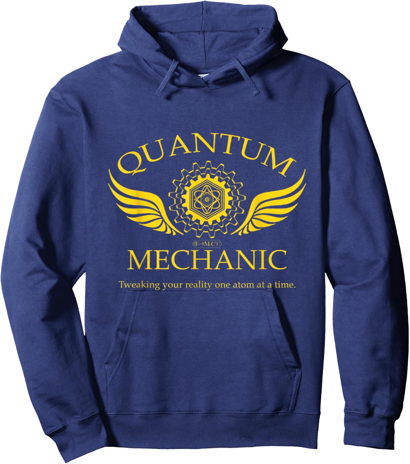 Quantum Mechanic Tweaking Reality Shirt Hoodie - Hoodie | Navy