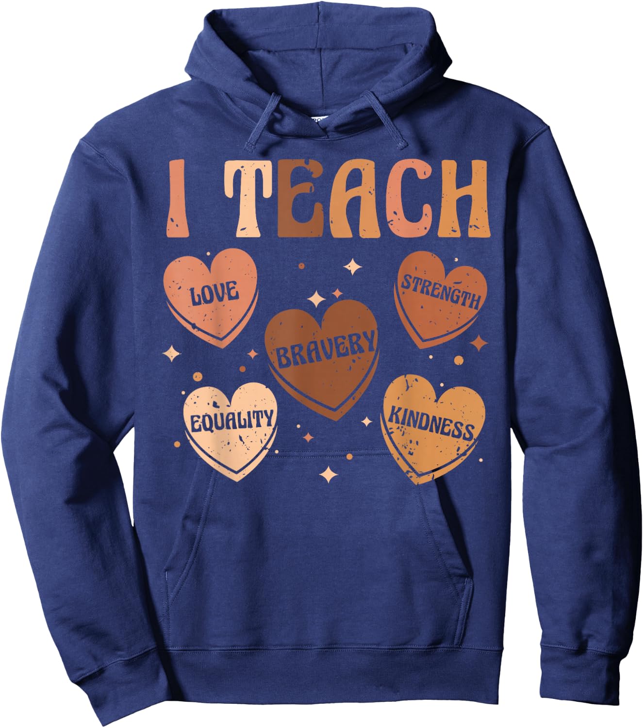 Celebrate Black History Month I Teach Black History Teacher Hoodie - Hoodie | Navy
