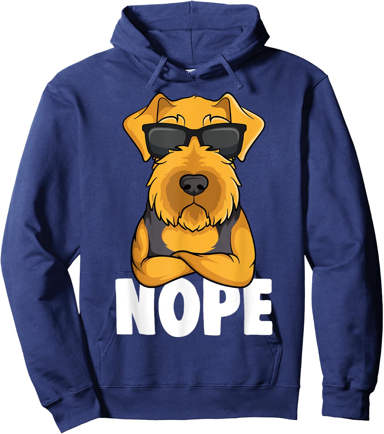 Welsh Terrier Dog Hoodie - Hoodie | Navy