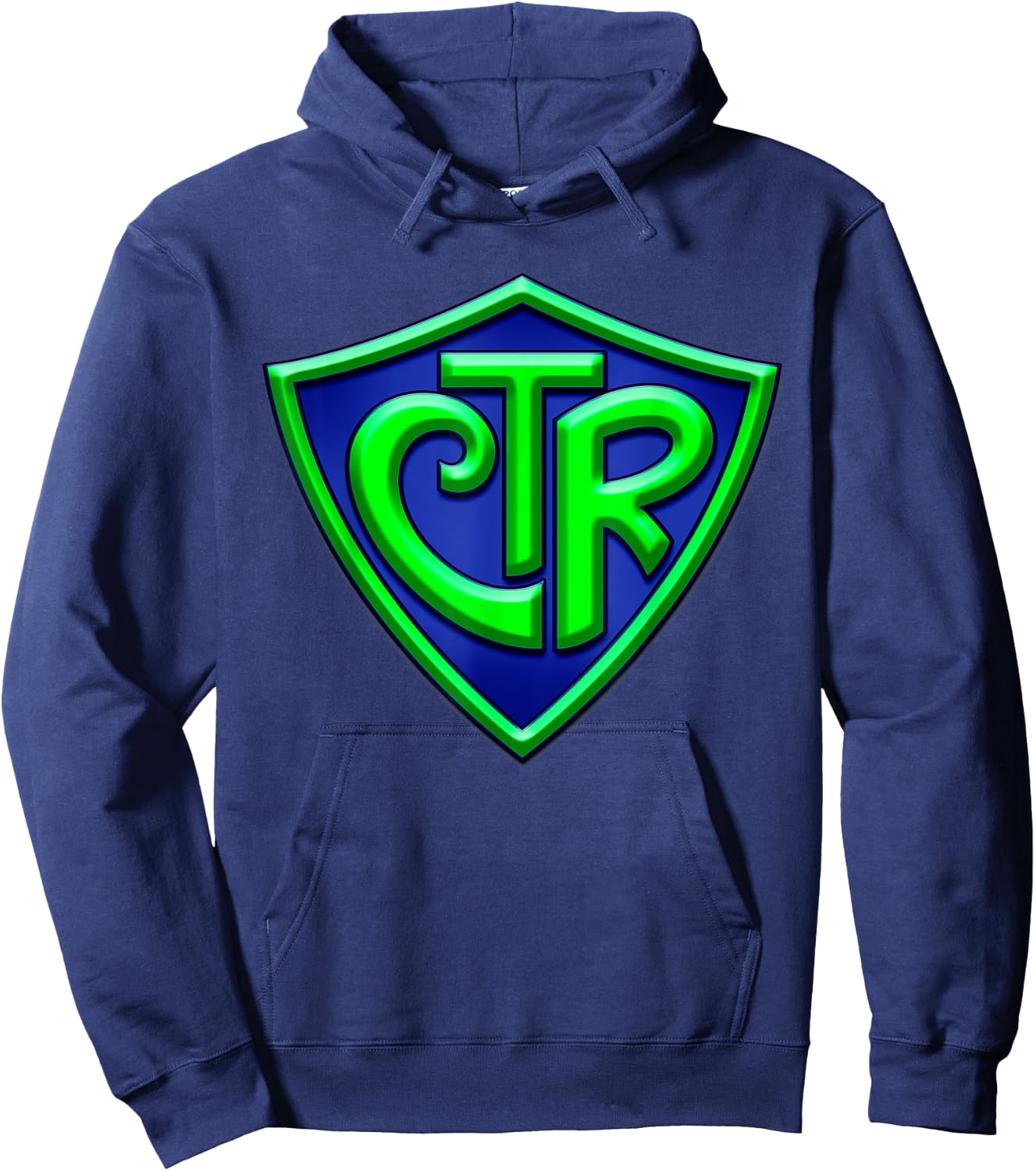 CTR - Choose The Right LDS Mormon - Green/Blue Hoodie - Hoodie | Navy