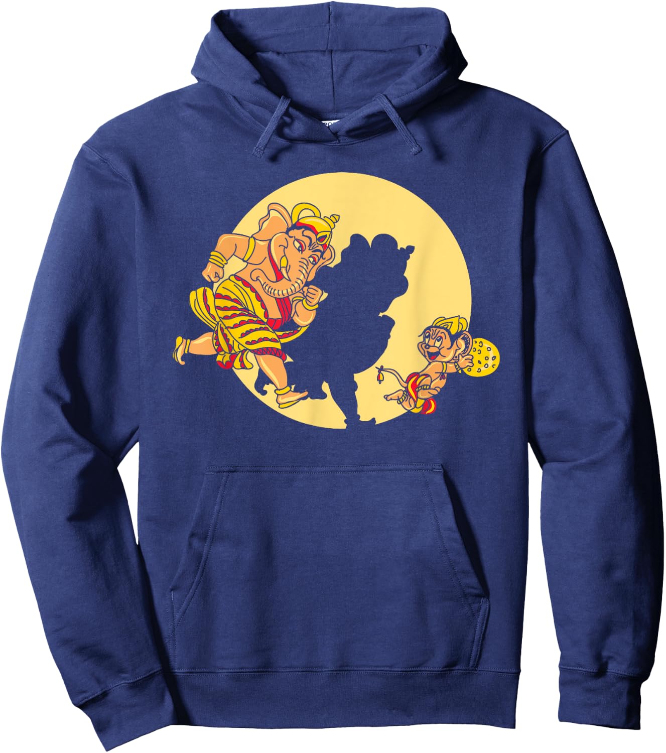Tintin Ganesha Hoodie - Hoodie | Navy