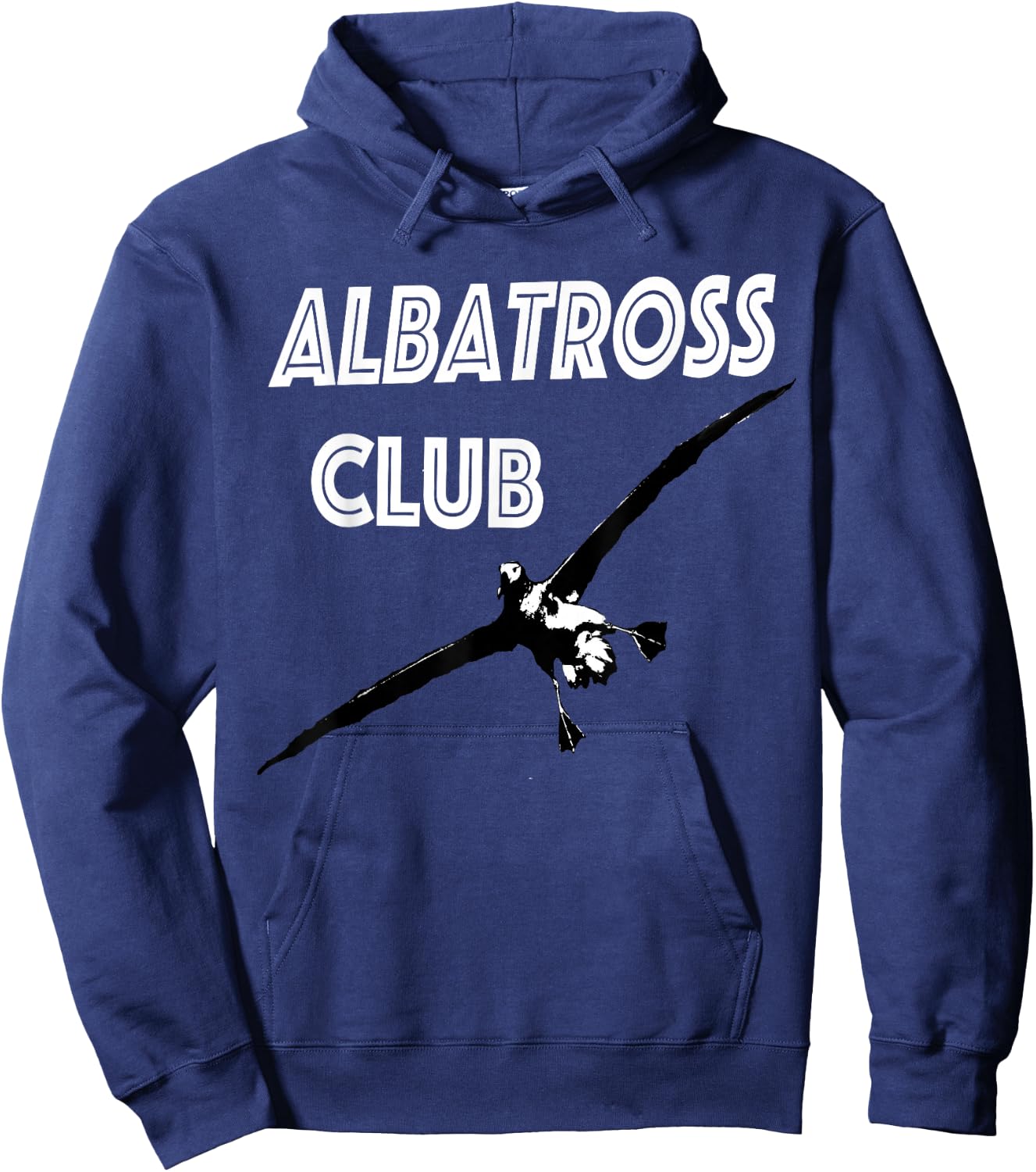 Albatross Golf Shirt Double Eagle , Men's Grey X-Small Classic Fit Polo Collar Short Sleeve Hoodie - Hoodie | Navy