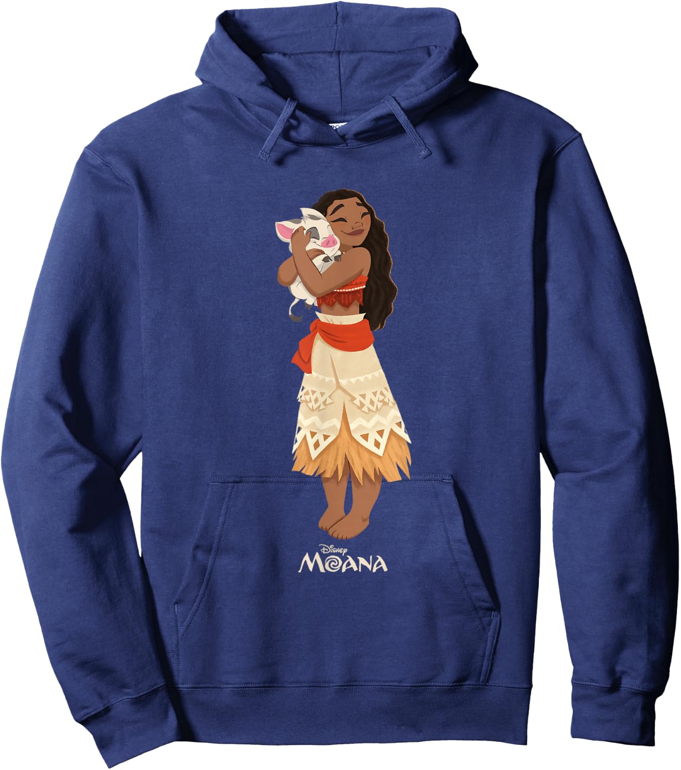 Disney Moana and Pua with Movie Logo Hoodie - Hoodie | Navy