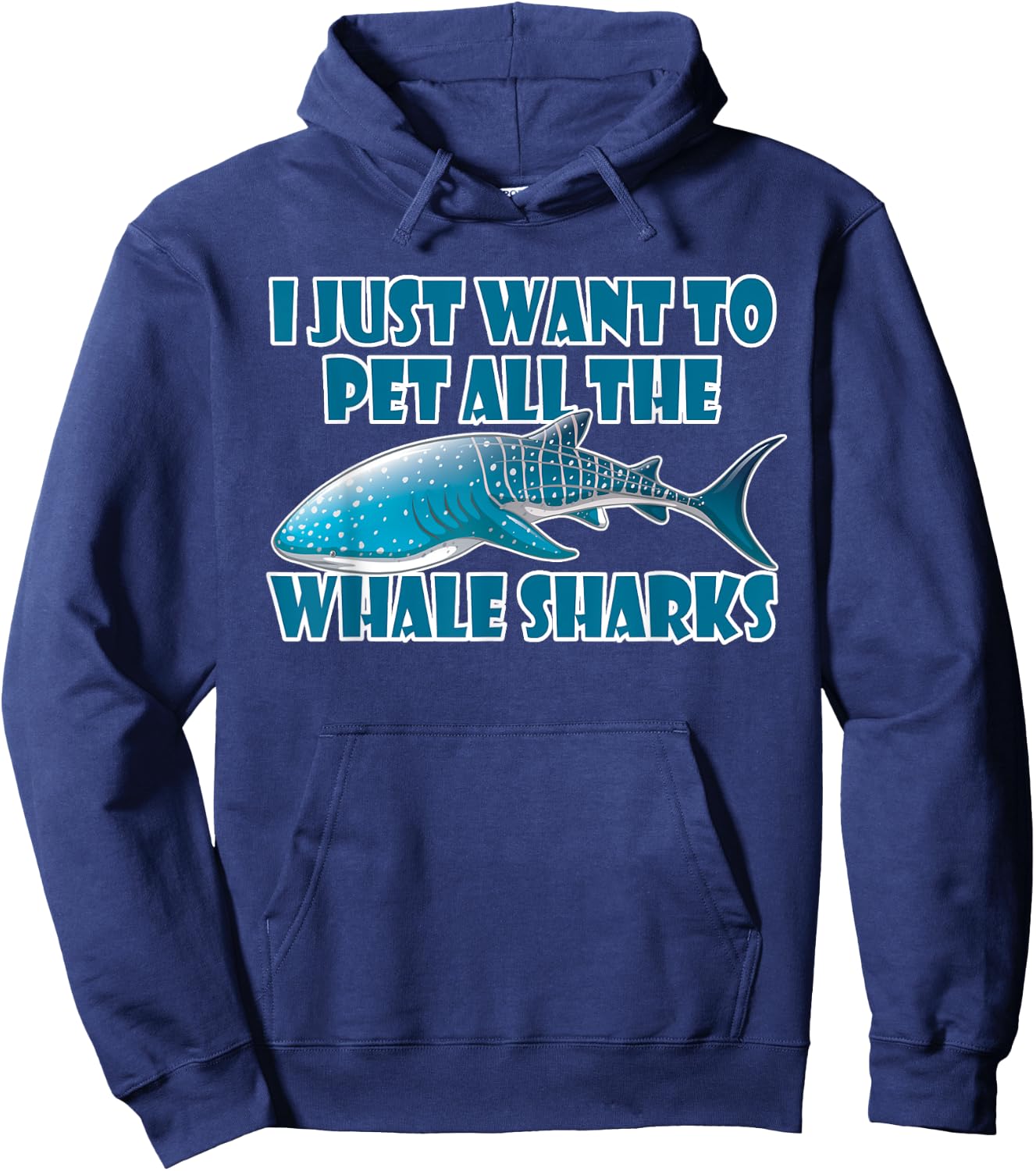 Whale Shark Shirt Sea Animals Gift Hoodie - Hoodie | Navy