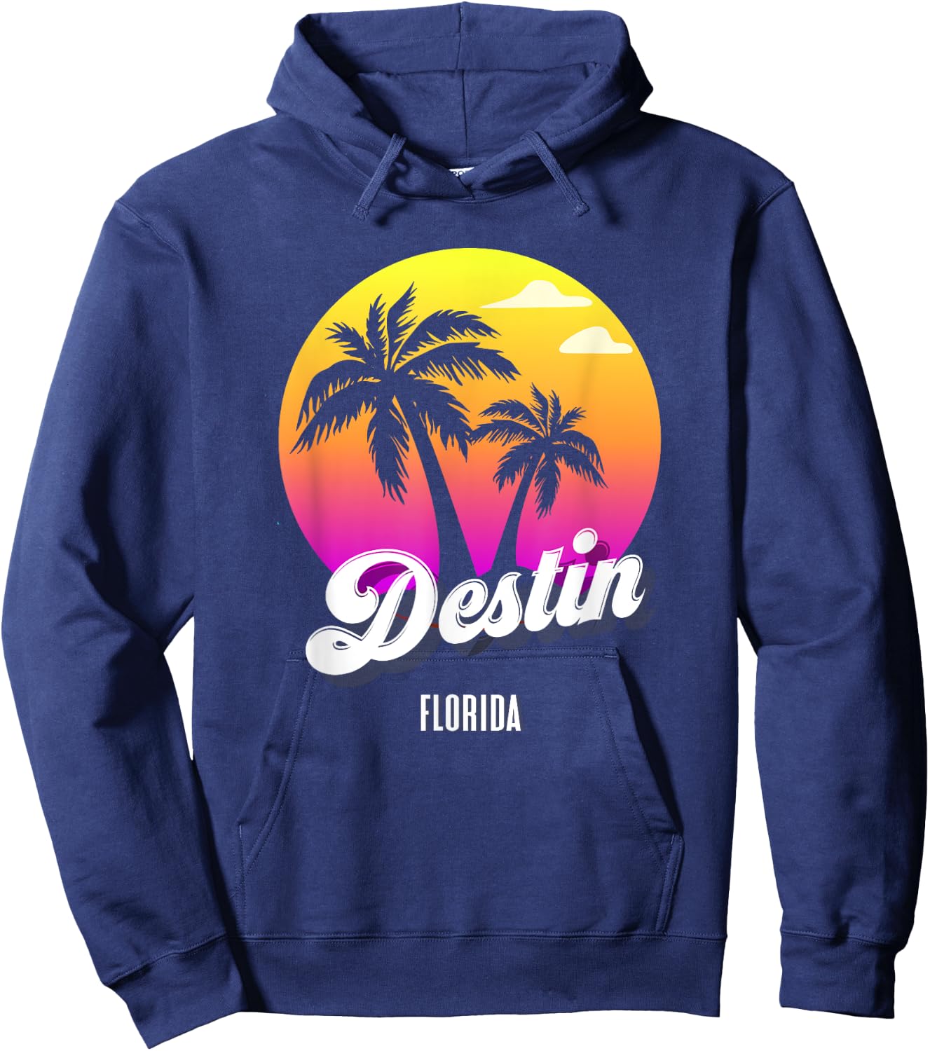 Destin Florida Beach City Native Hoodie - Hoodie | Navy