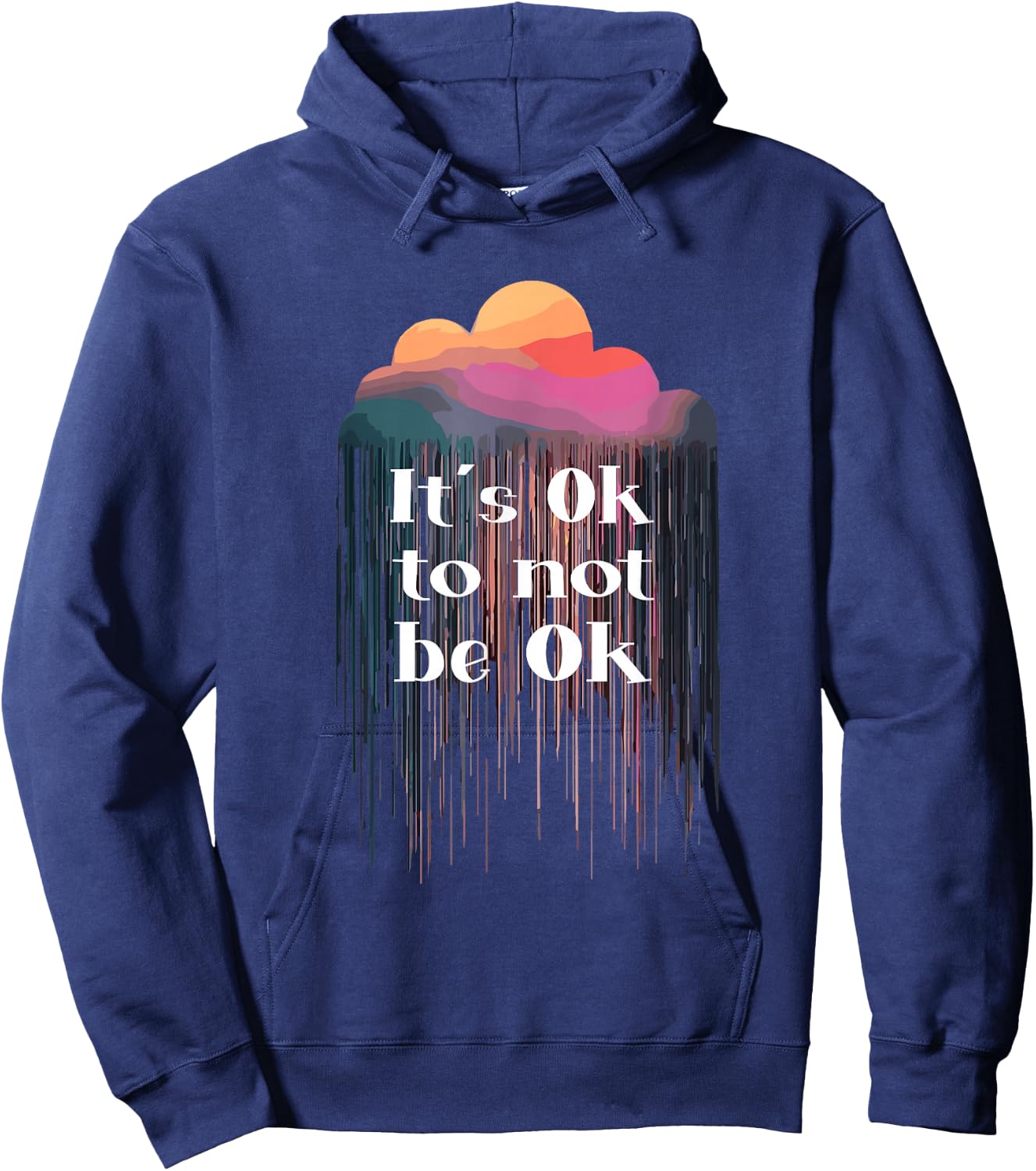 Mental Health Matters End The Stigma Mental Health Awareness Hoodie - Hoodie | Navy