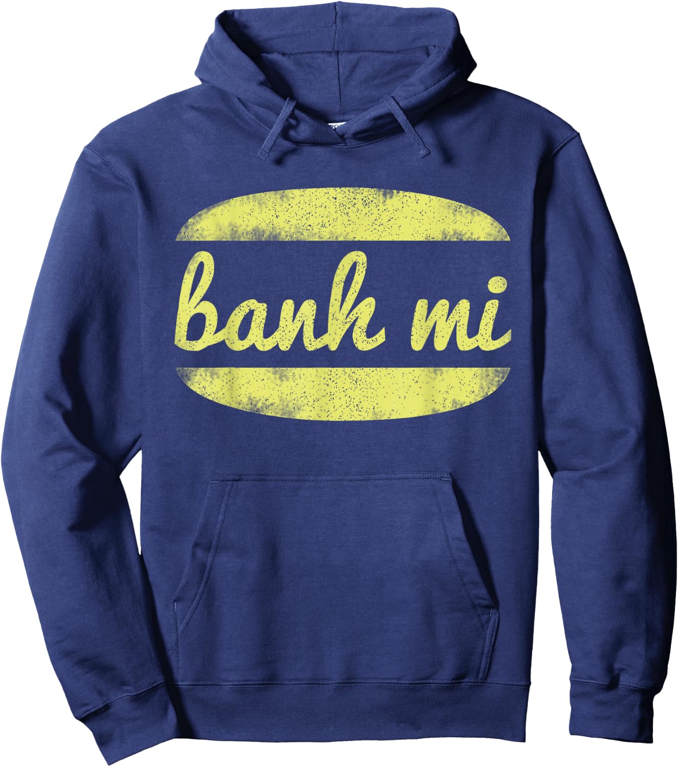 Vintage Banh mi - Vietnamese pho chef humor Foodie Hoodie - Hoodie | Navy
