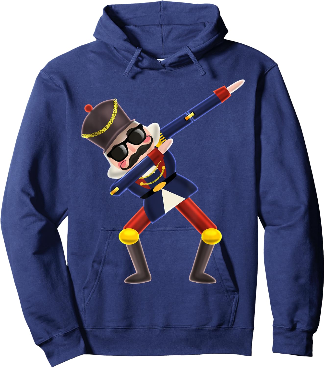 Dabbing Nutcracker Christmas Shirt Nutcracker Christmas Gift Hoodie - Hoodie | Navy
