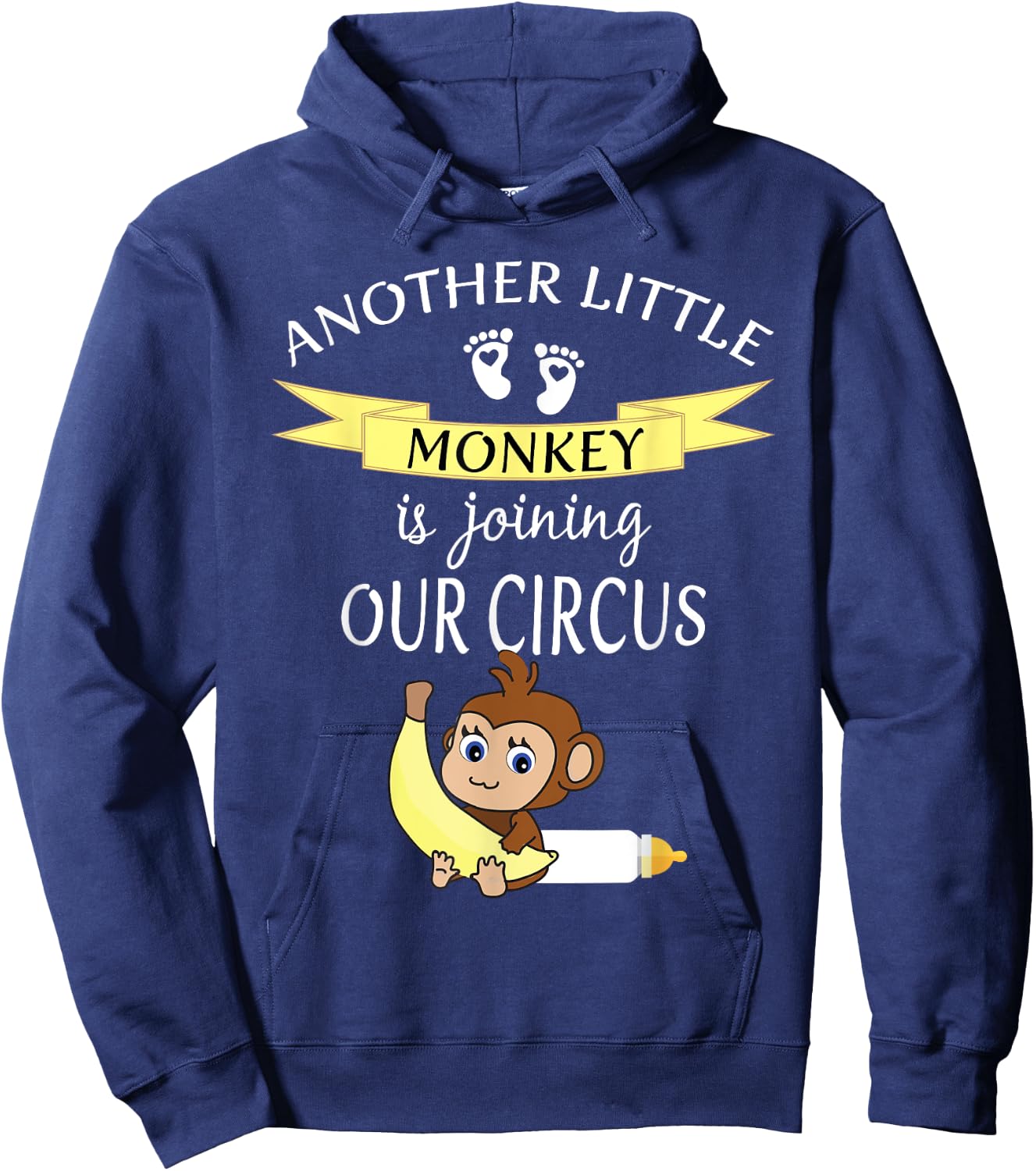 Another Baby Announcement Pregnancy 2 3 Second Child Reveal Hoodie - Hoodie | Navy